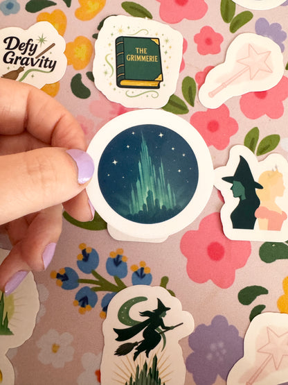 Emerald Night Clear Sticker