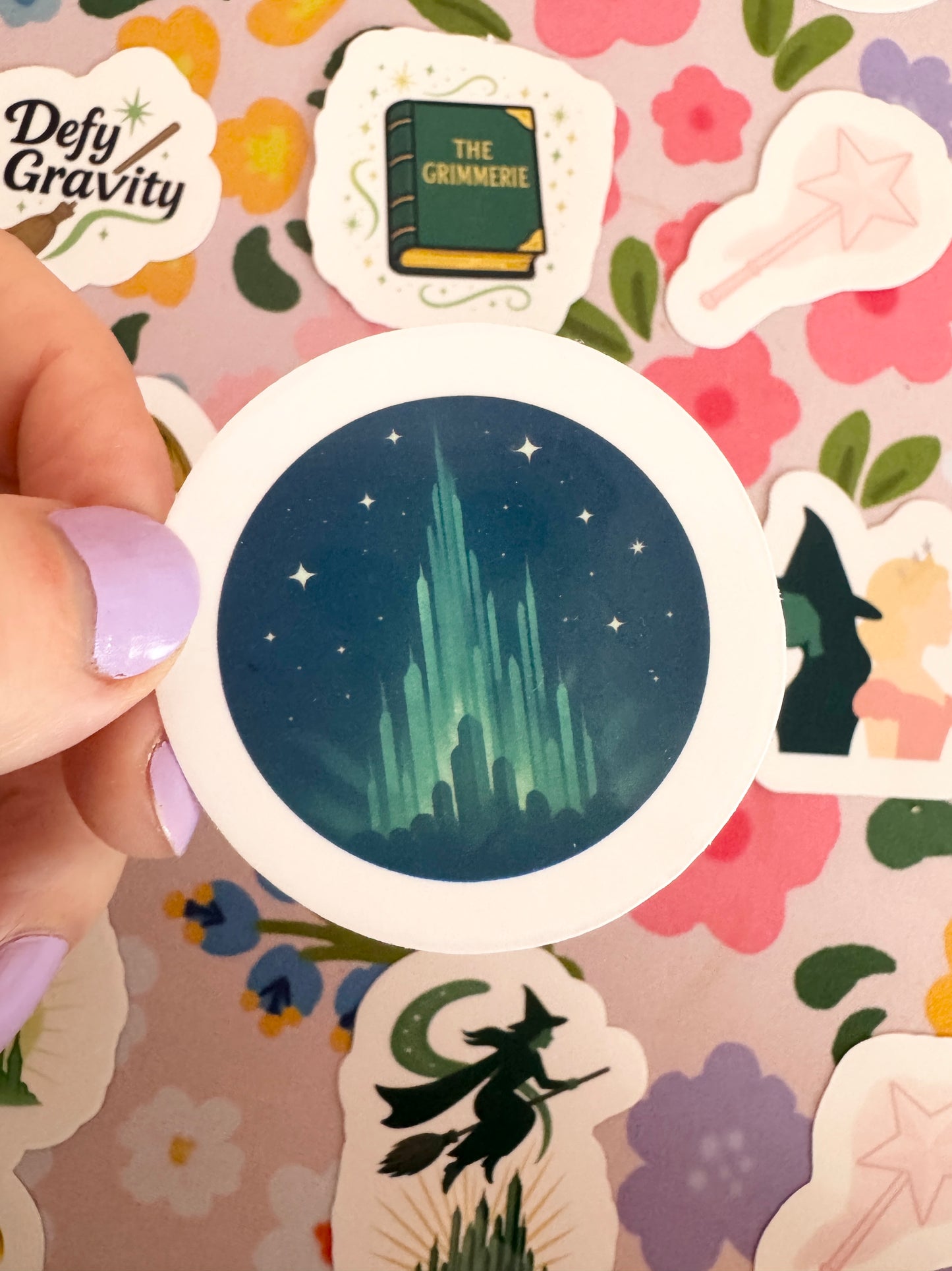 Emerald Night Clear Sticker