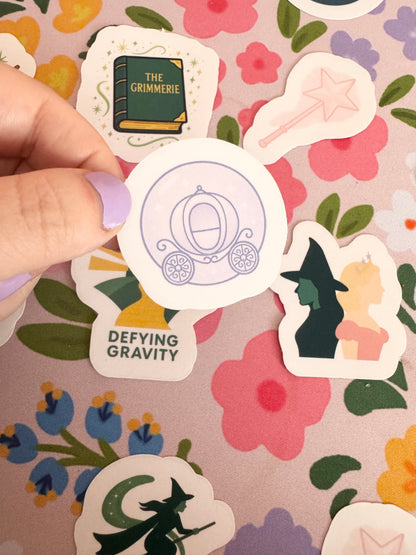 Bubble Carriage Clear Sticker