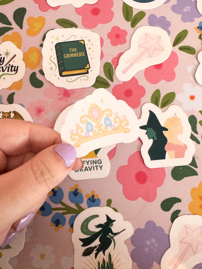 Good Witch Crown Clear Sticker