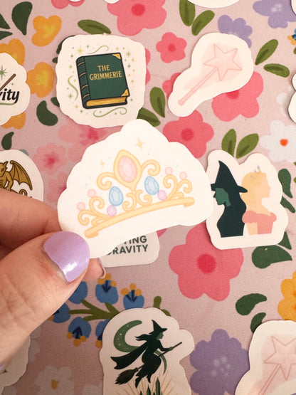 Good Witch Crown Clear Sticker
