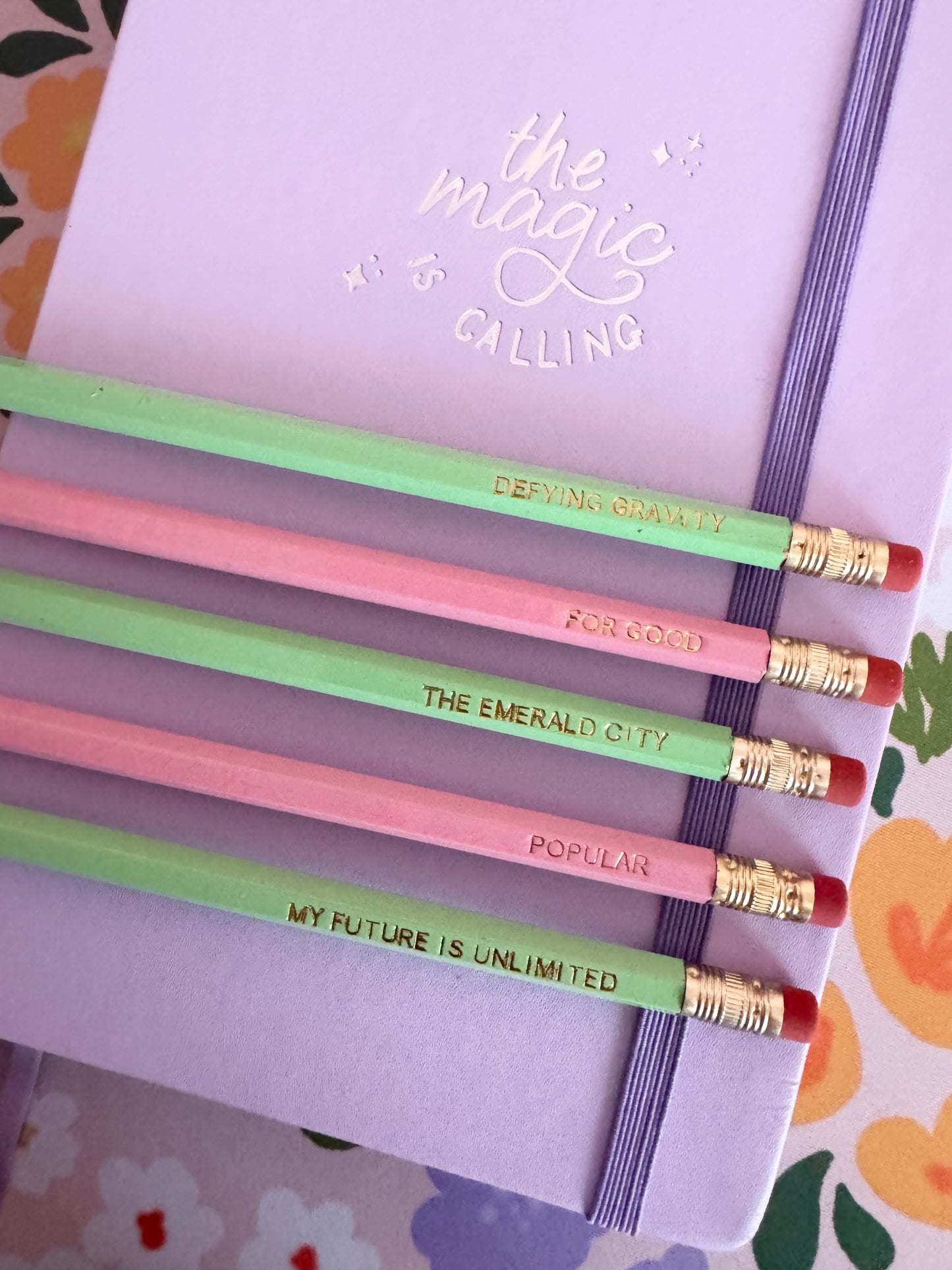 Emerald City Pencils Set of 5 - Choose Your Foil