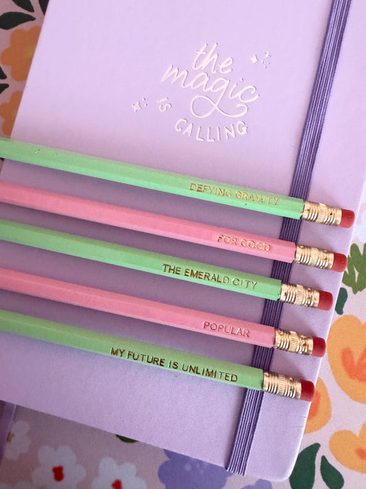 Emerald City Pencils Set of 5 - Choose Your Foil