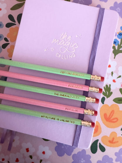 Emerald City Pencils Set of 5 - Choose Your Foil