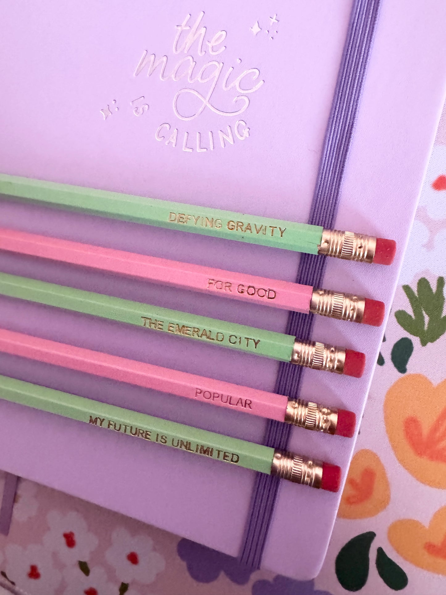 Emerald City Pencils Set of 5 - Choose Your Foil