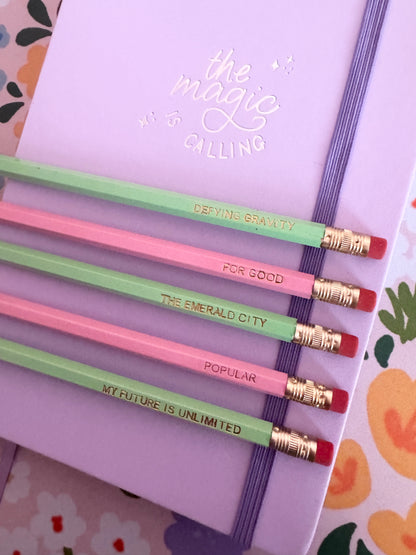 Emerald City Pencils Set of 5 - Choose Your Foil