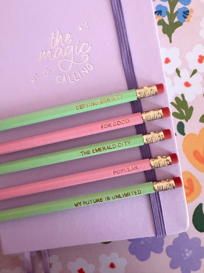 Emerald City Pencils Set of 5 - Choose Your Foil