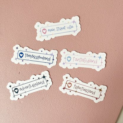 Fantasy Lands Mini Vinyl Sticker Pack