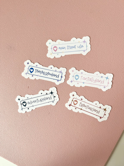 Fantasy Lands Mini Vinyl Sticker Pack