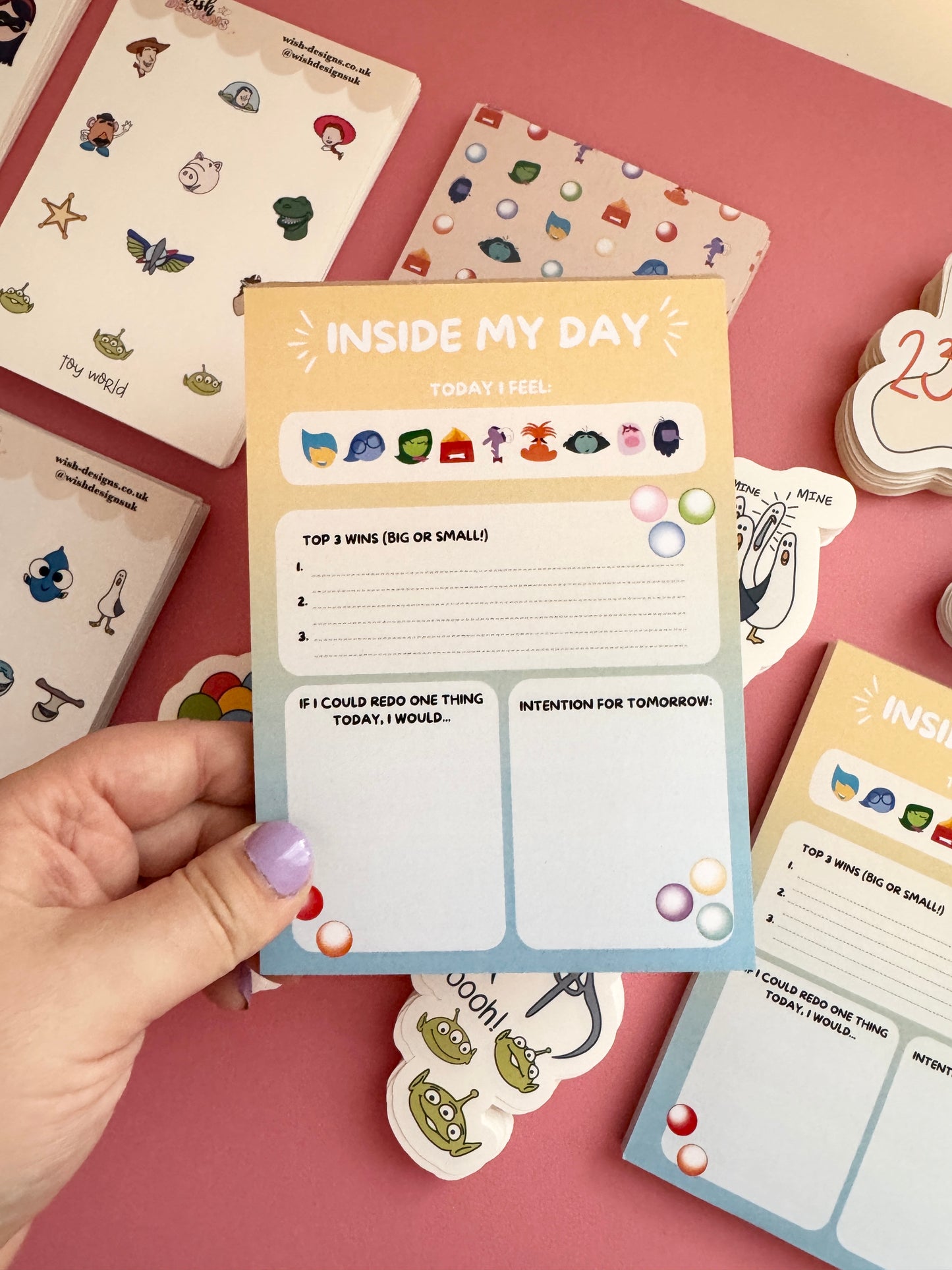 A6 Inside My Day Inside Out Notepad