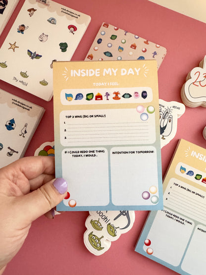 A6 Inside My Day Inside Out Notepad
