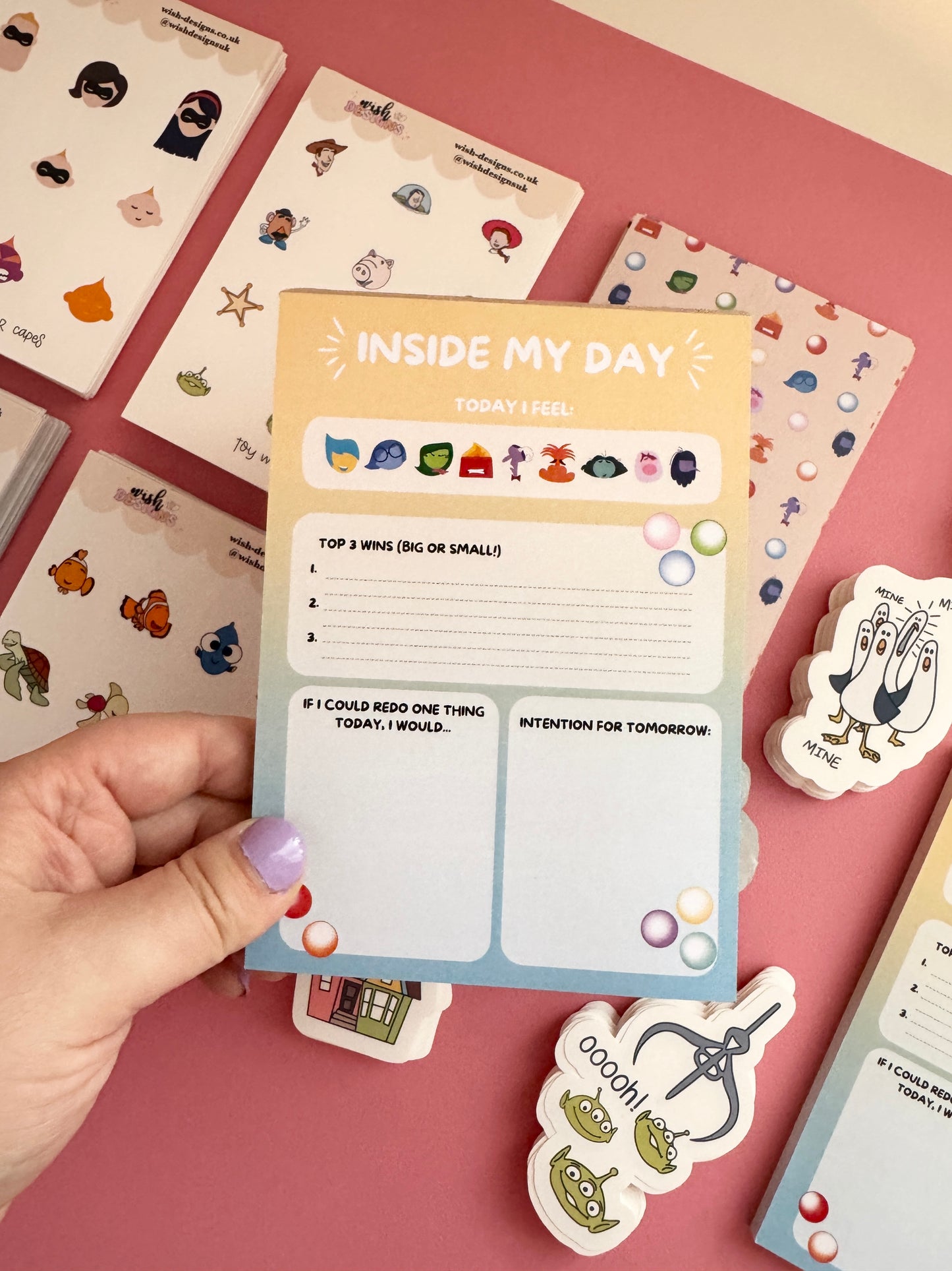 A6 Inside My Day Inside Out Notepad