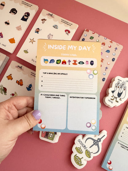 A6 Inside My Day Inside Out Notepad