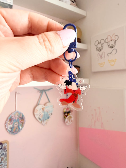 Magical Sorcerer Mouse Mini Acrylic Keychain