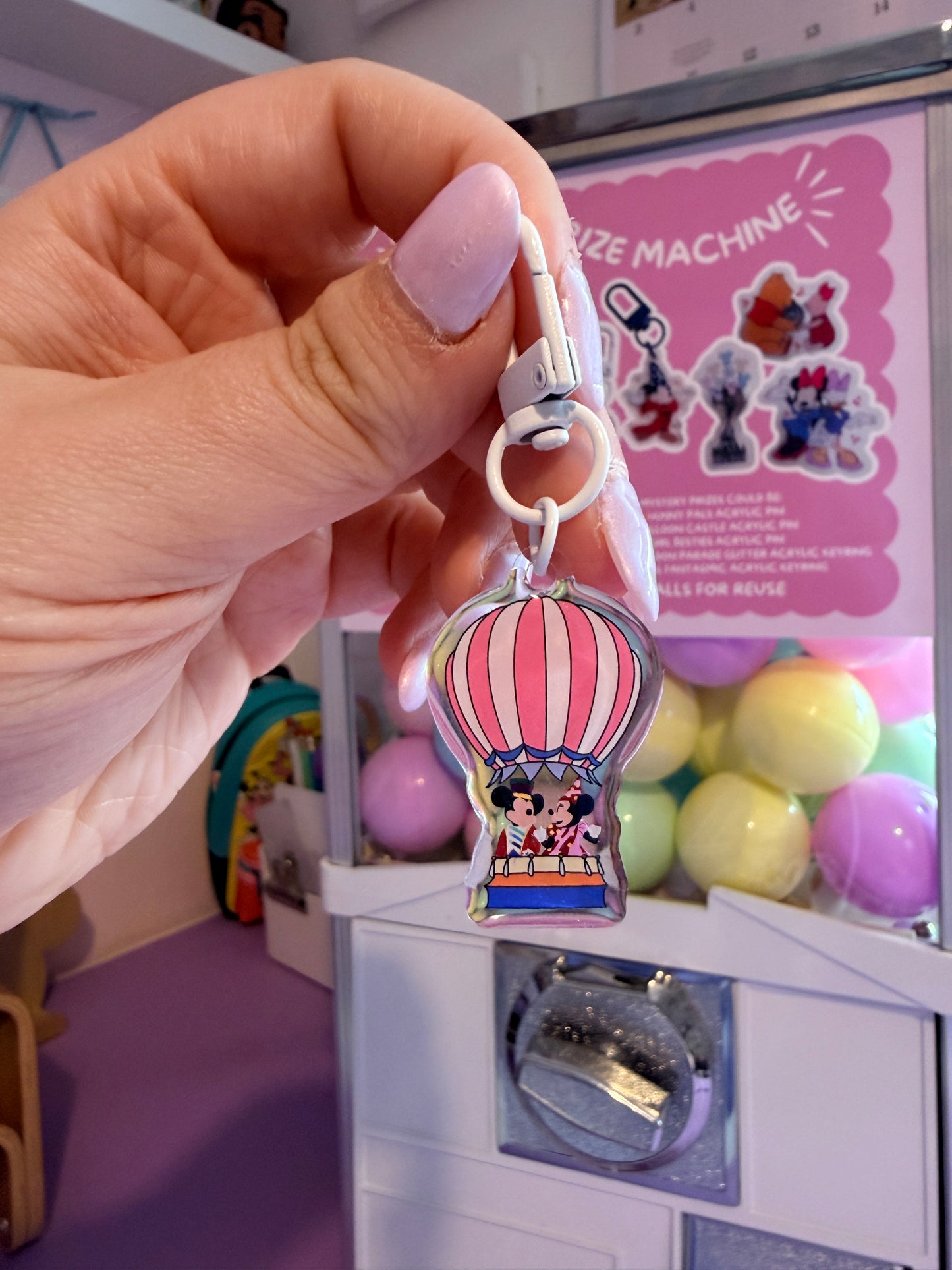 Magical Festival of Fantasy Balloon Mini Acrylic Keychain