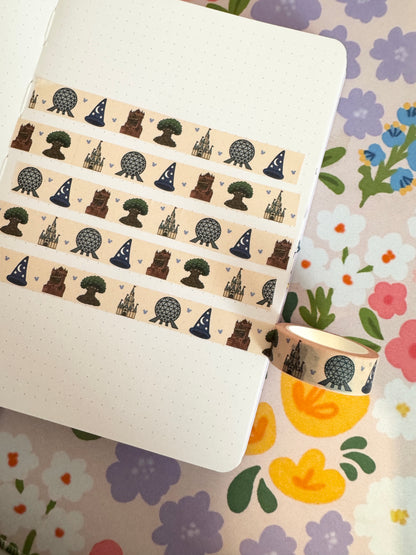 15mm OG Park Icons Washi Tape