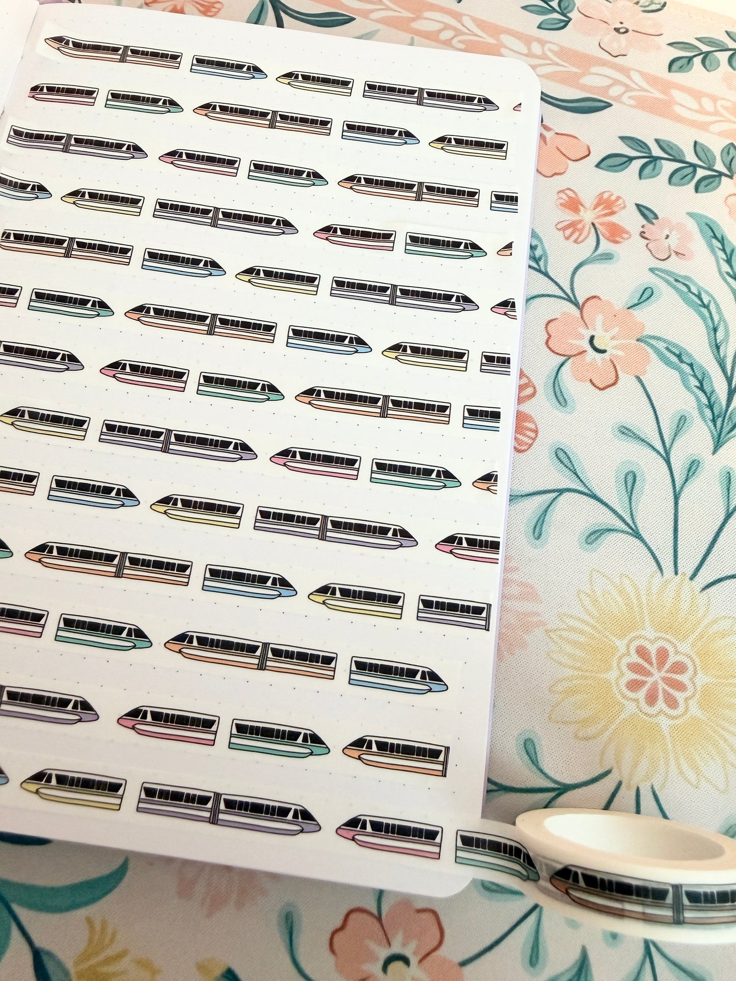 10mm Magical Monorail Washi Tape