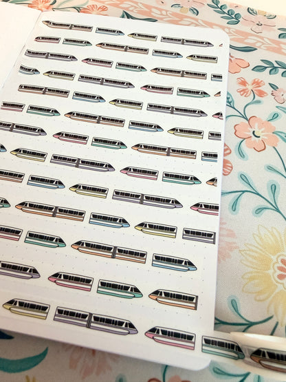 10mm Magical Monorail Washi Tape