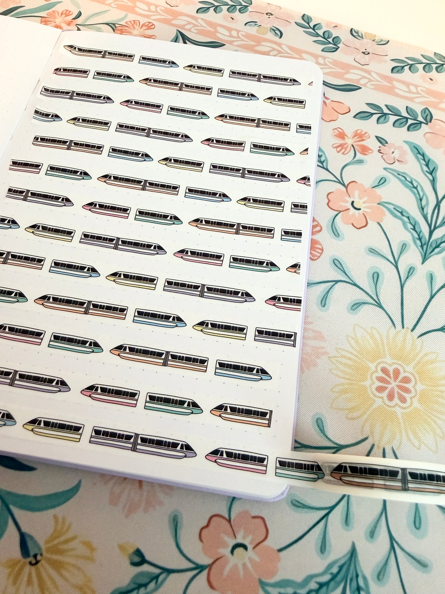 10mm Magical Monorail Washi Tape