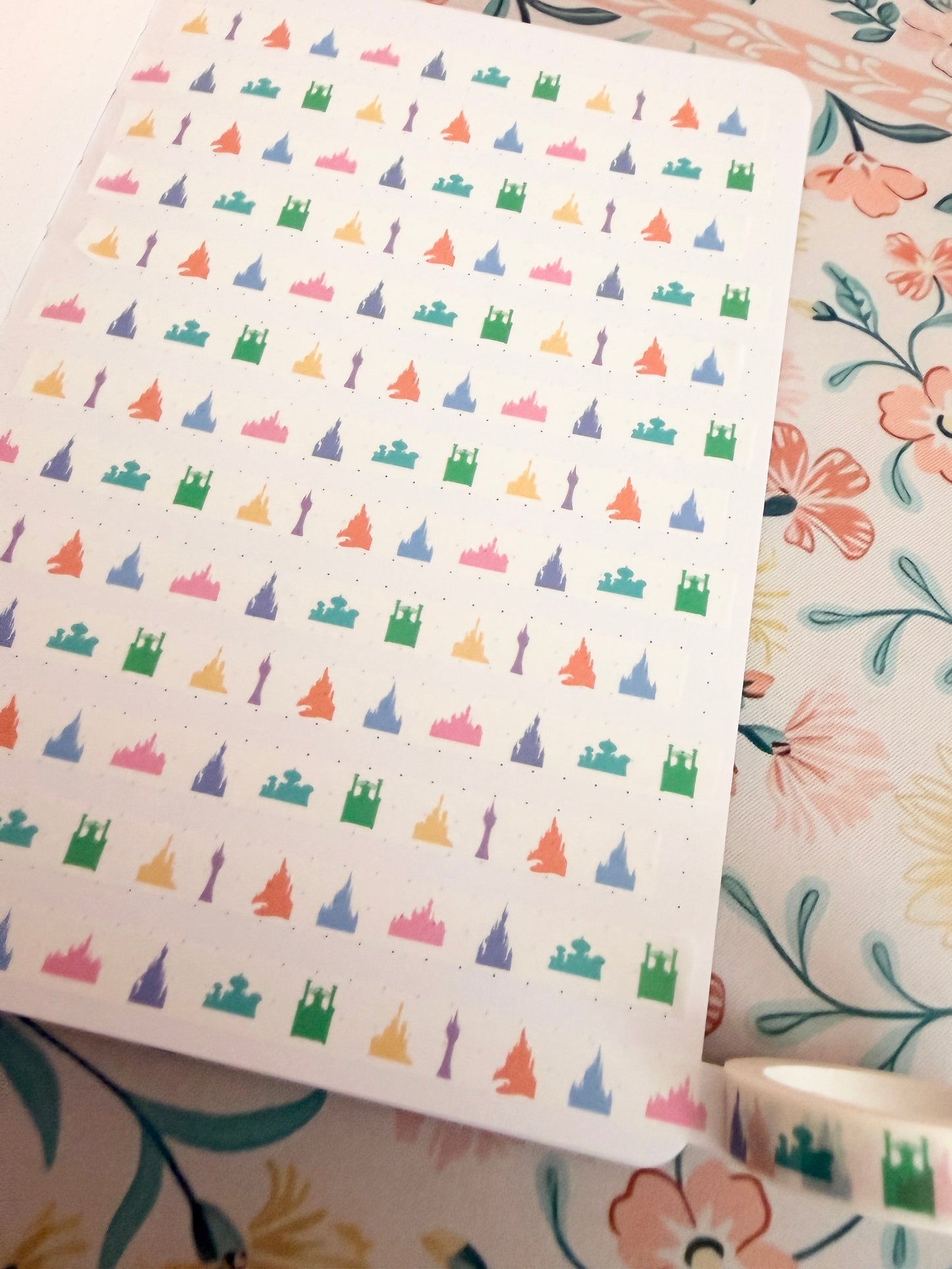 10mm Magical Princess Castles Washi Tape