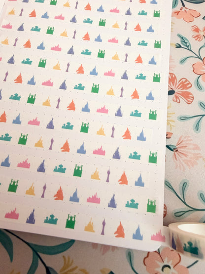 10mm Magical Princess Castles Washi Tape