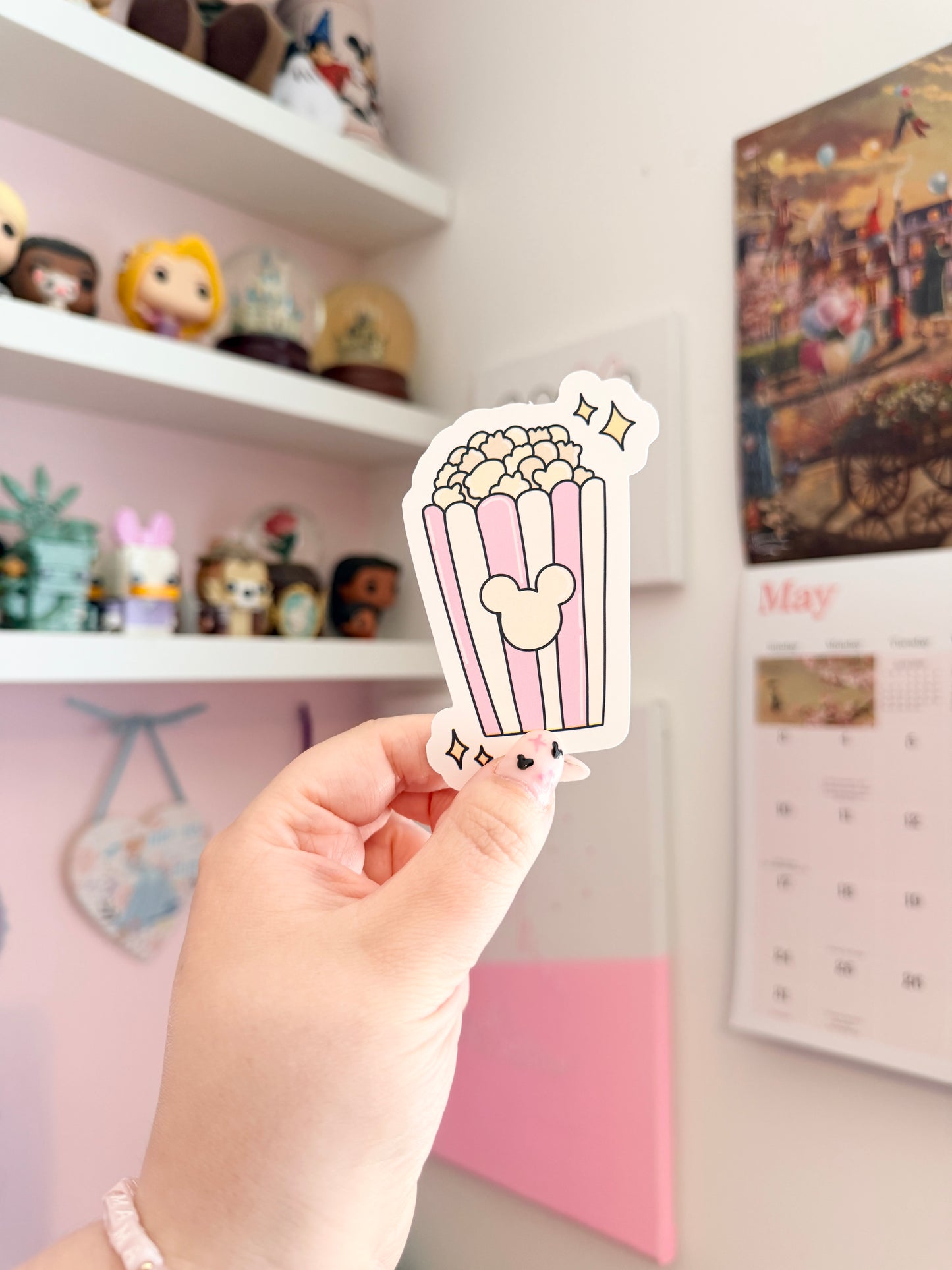 Magical Popcorn Box Vinyl Sticker