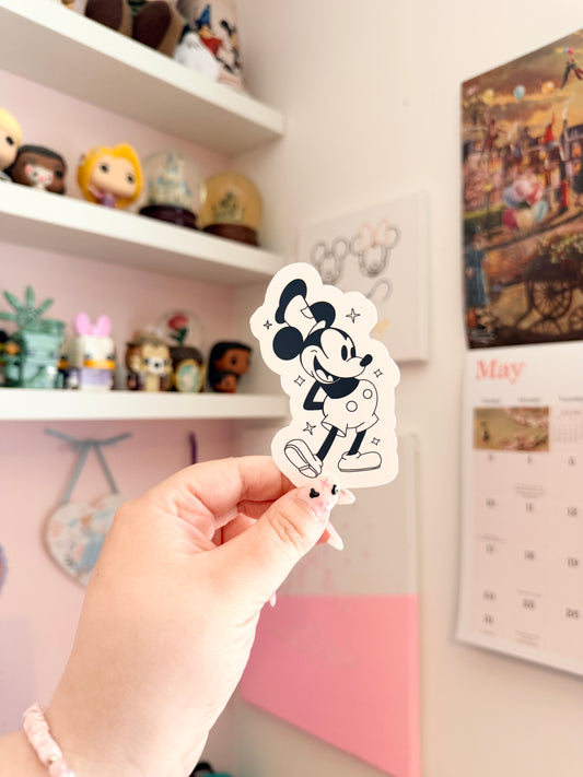 Magical Steamboat Mouse Vinyl Sticker