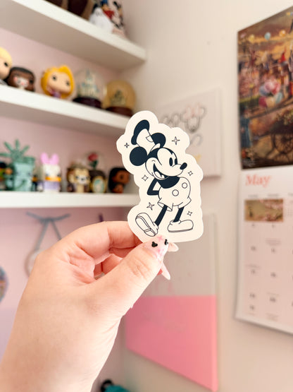 Magical Steamboat Mouse Vinyl Sticker
