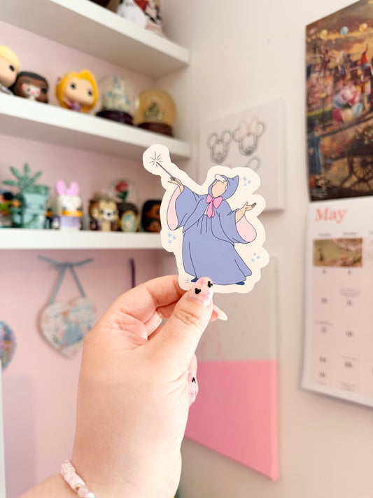 Magical Fairy Godmother Vinyl Sticker