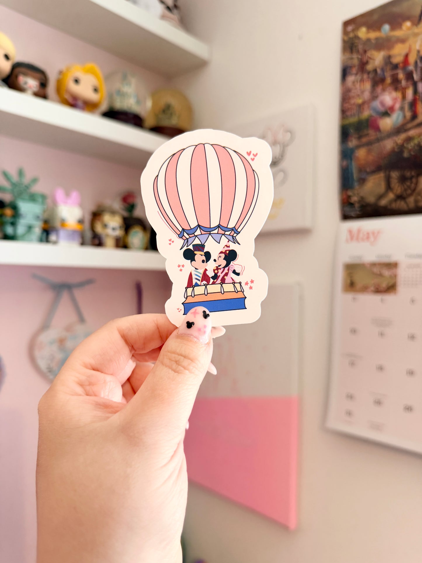 Magical Festival of Fantasy Balloon Vinyl Sticker