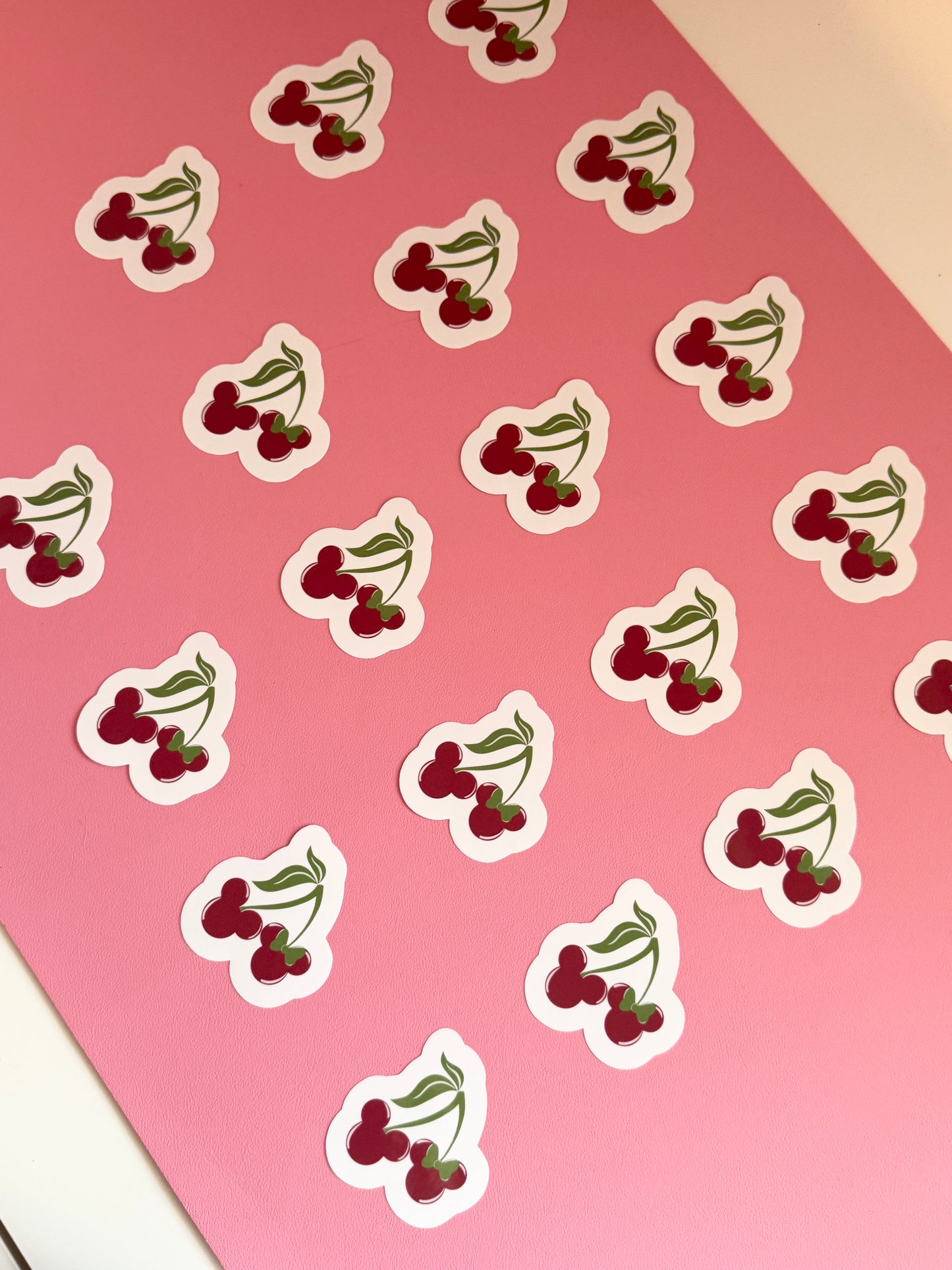 Magical Cherries Clear Sticker