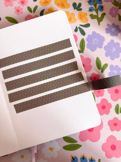 15mm Retro Pattern Washi Tape