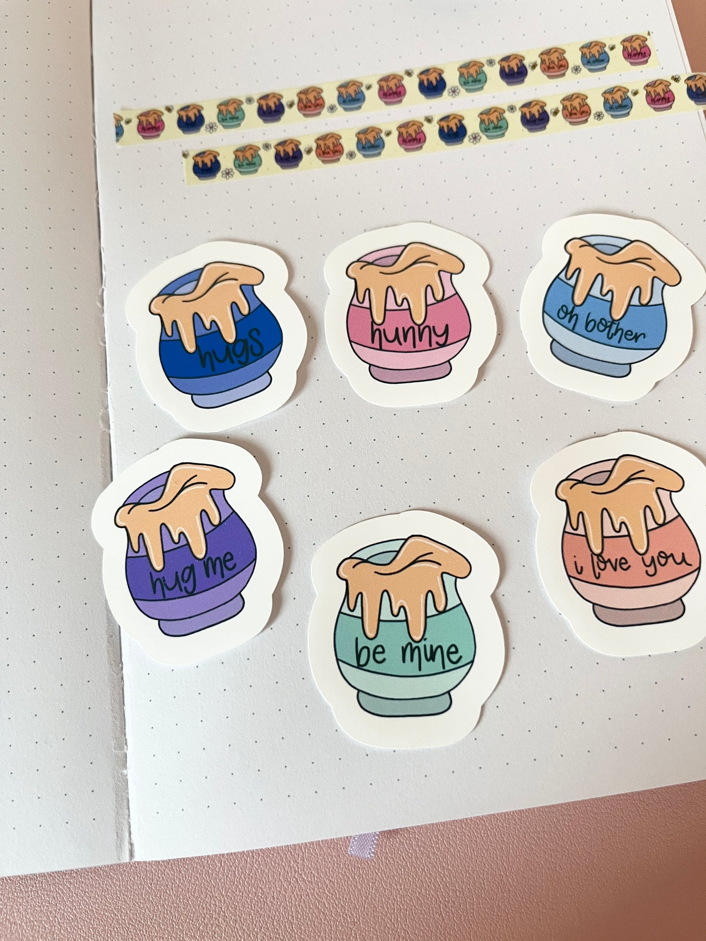 Hunny Pots Vinyl Sticker Pack