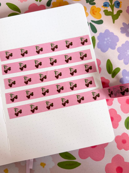 15mm Magical Cherries Washi Tape