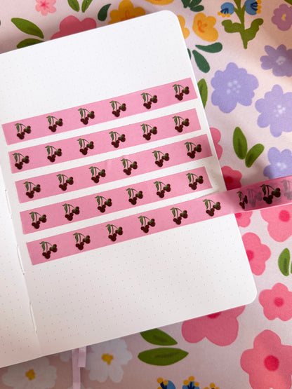 15mm Magical Cherries Washi Tape