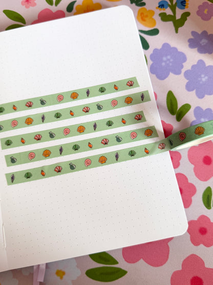 10mm Sea Shells Washi Tape