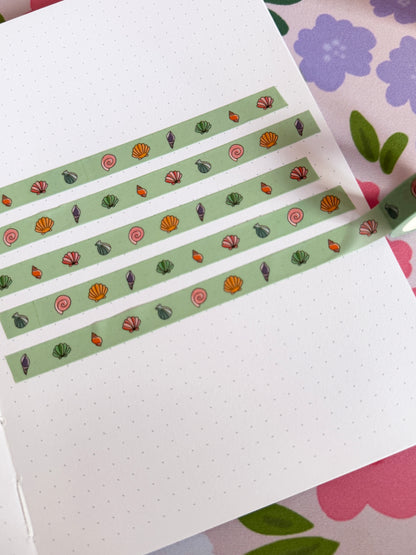10mm Sea Shells Washi Tape