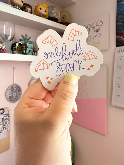 One Little Spark Holographic Sticker