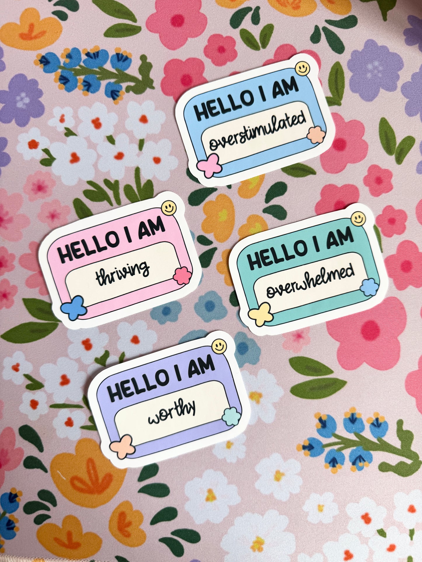 Hello I Am Vinyl Sticker