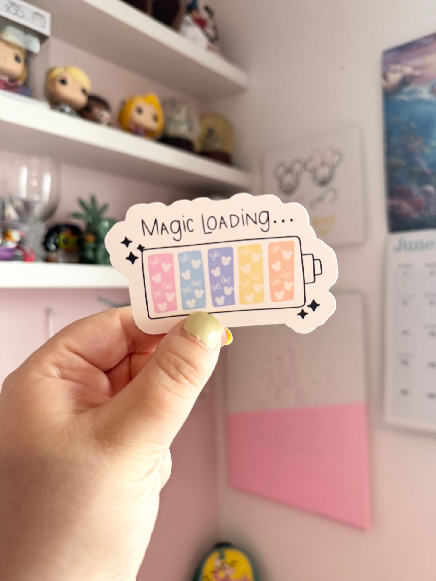 Magic Loading... Vinyl Sticker