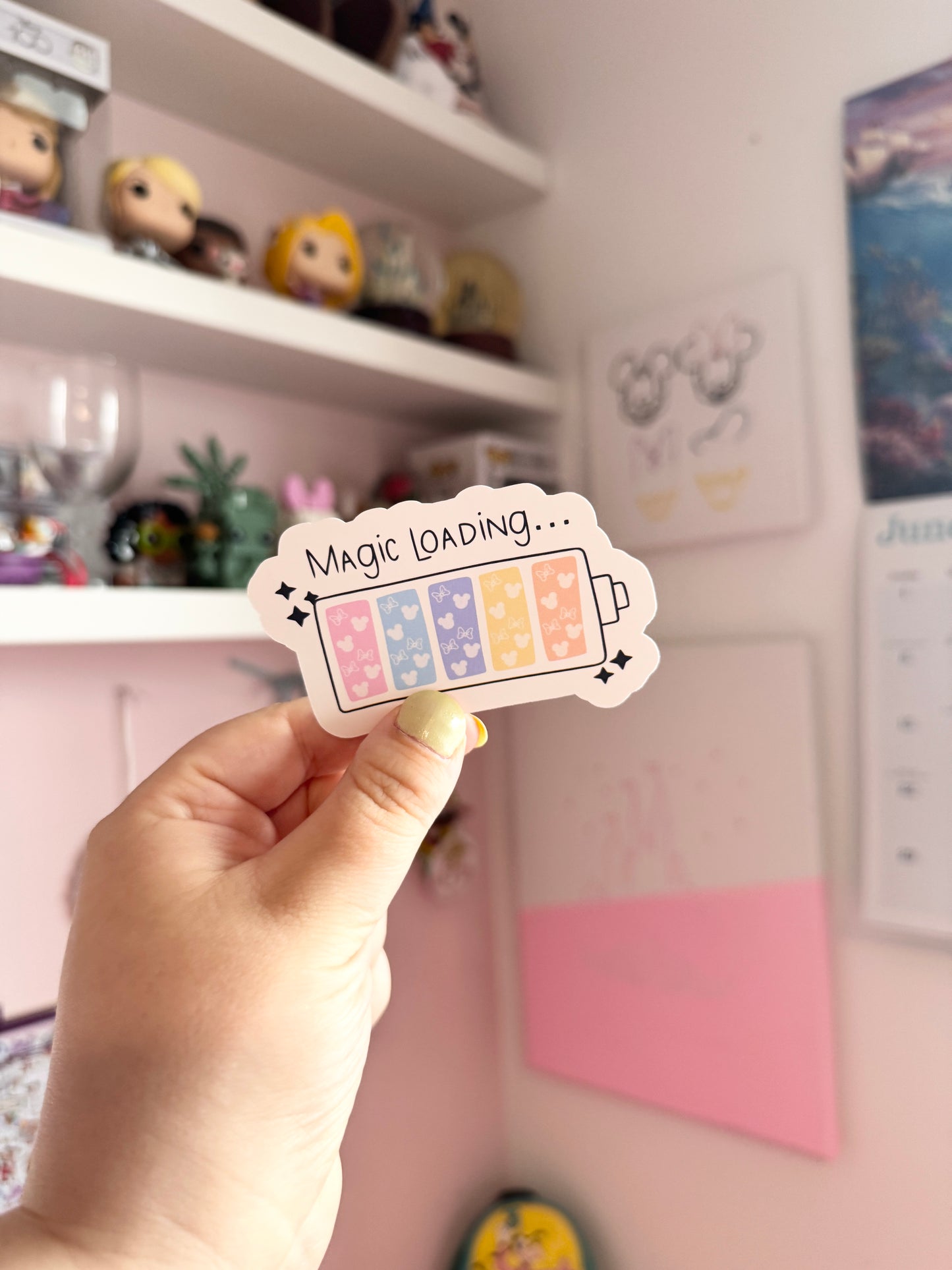 Magic Loading... Vinyl Sticker