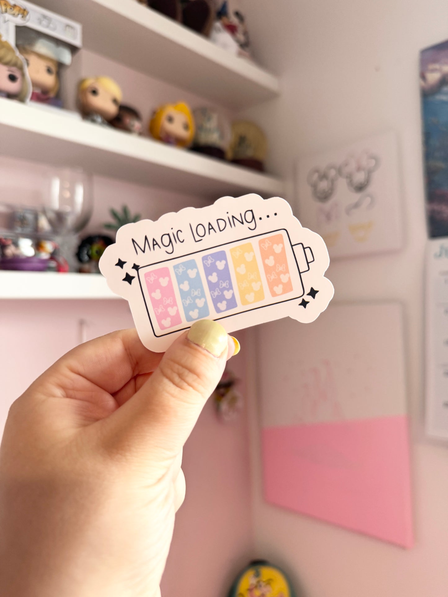 Magic Loading... Vinyl Sticker